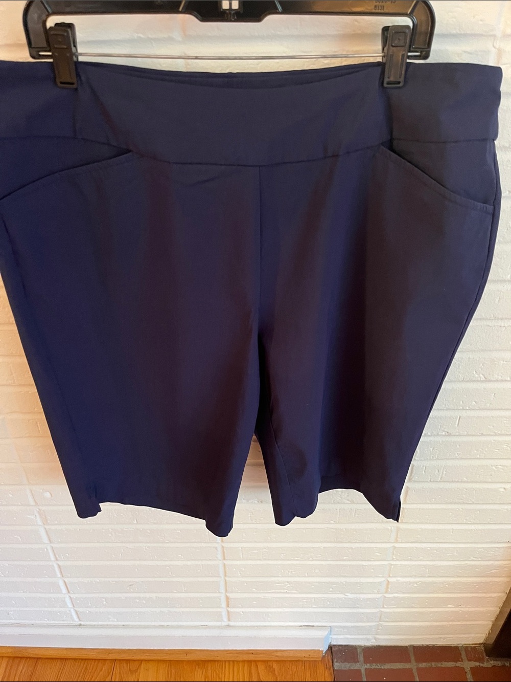Belle by Kim Gravel Navy Blue Shorts - Picture 2 of 7